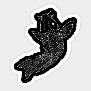 koi carp fish Sticker